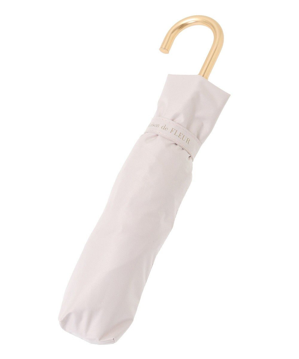 Maison de FLEUR 遮光&UV CUT 折りたたみ傘 