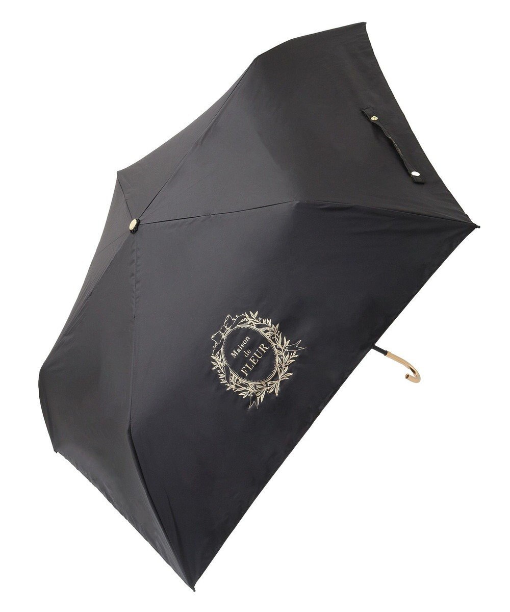 Maison de FLEUR 遮光&UV CUT 折りたたみ傘 