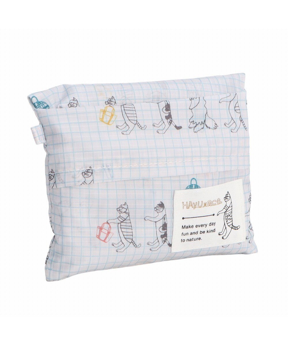 ACE BAGS & LUGGAGE 【折り畳み】 HAyU × ace. マルシェバッグ エコバッグ 猫柄 23L 17871 