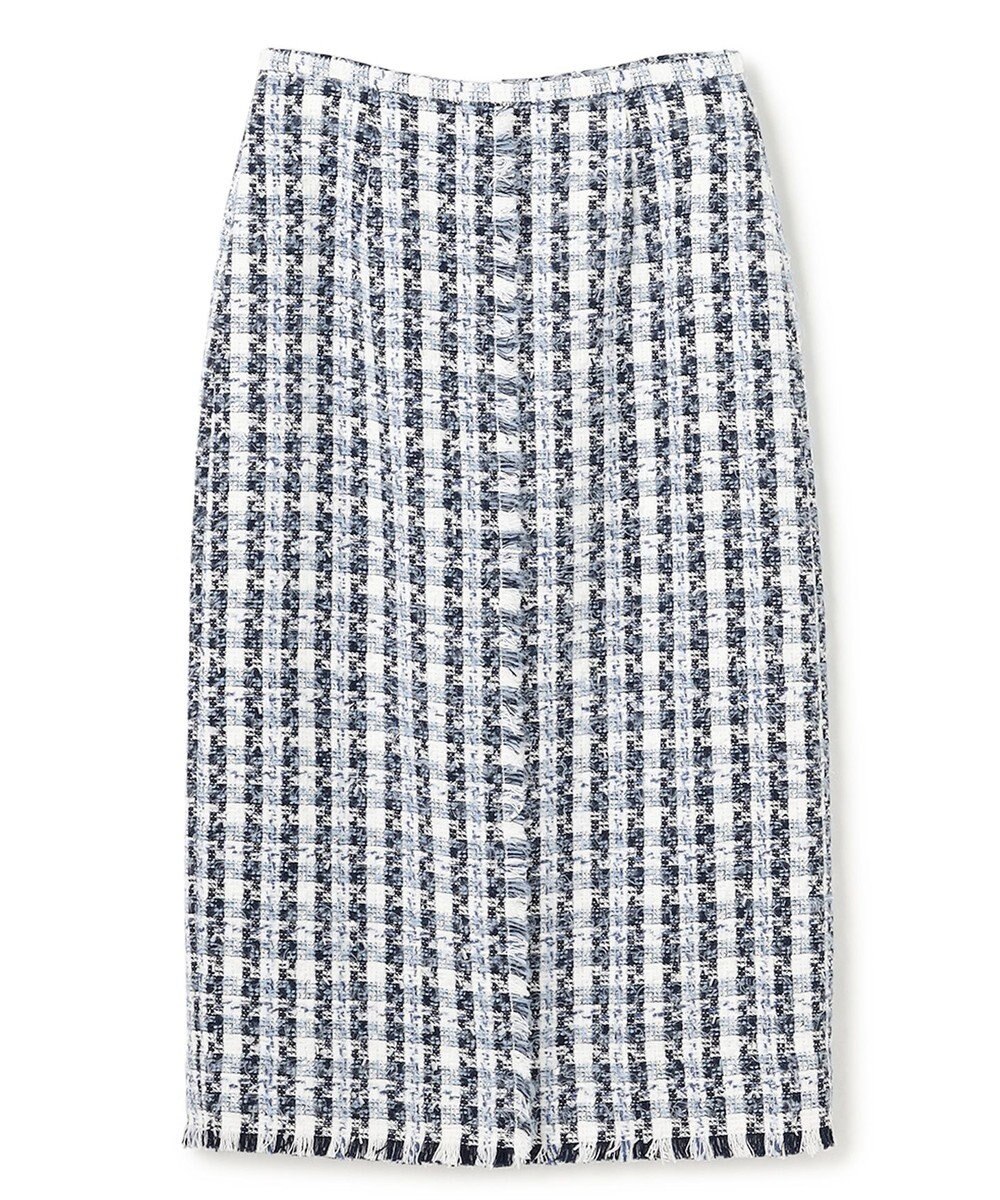 BEIGE， BERYL / ファンシーツイード Iラインスカート 