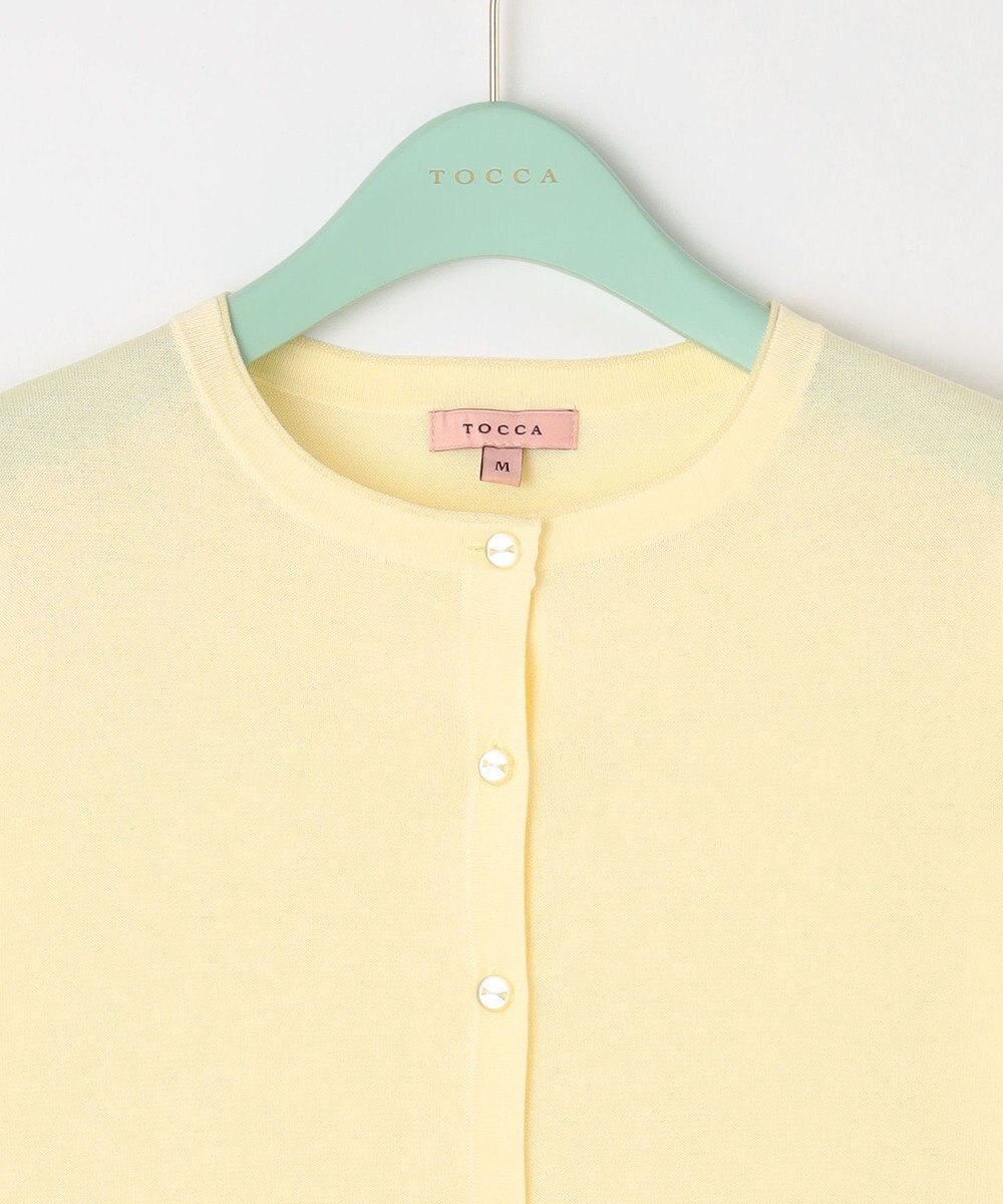 TOCCA 【洗える！】SWAN CREWNECK クルーネック カーディガン 
