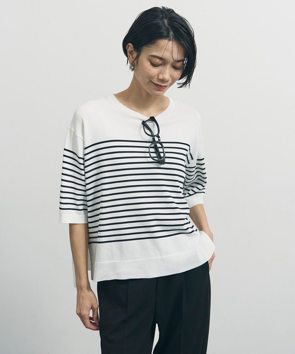 UNFILO L スゴ機能美ニット ハーフスリーブ 