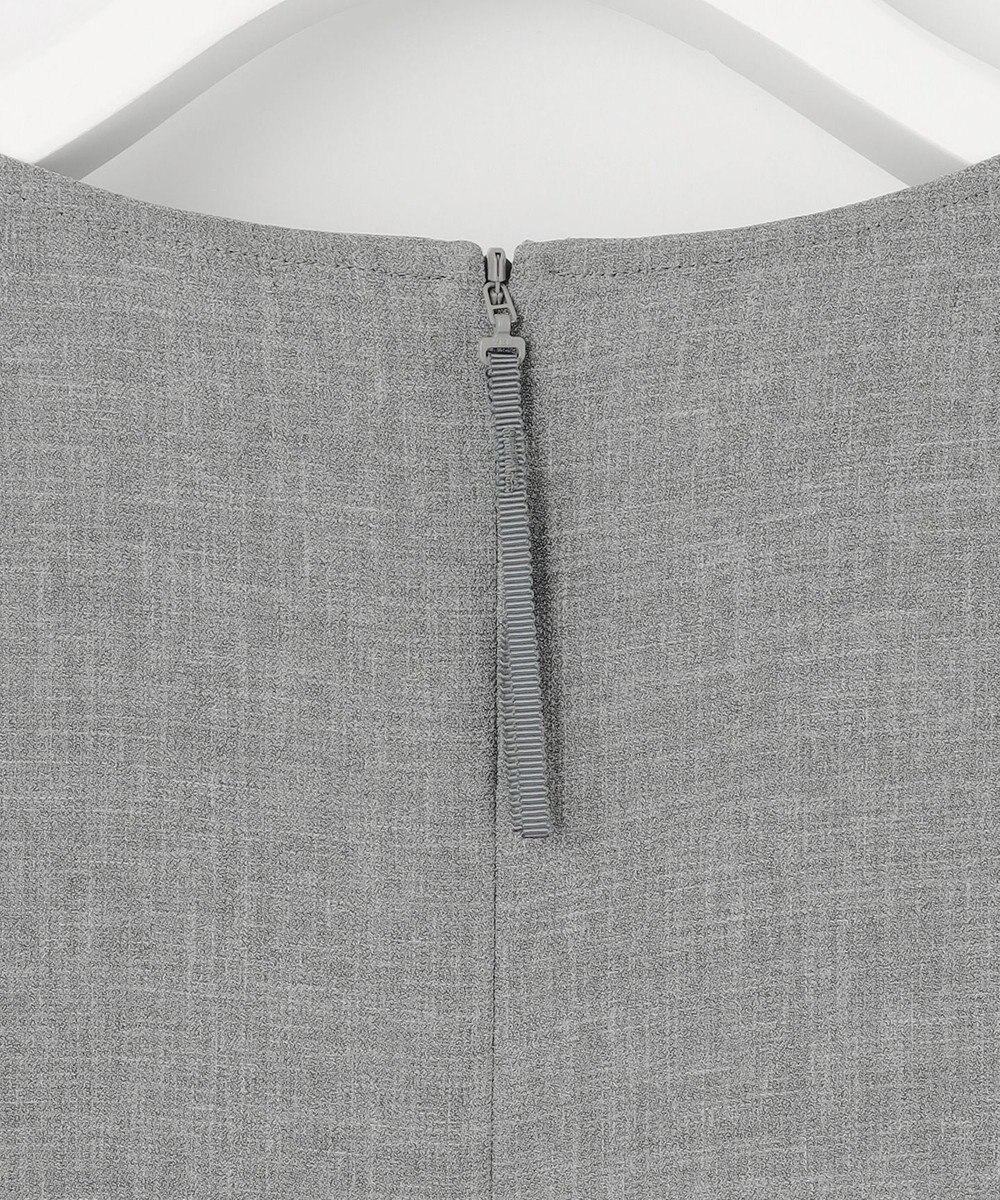 J.PRESS LADIES 【セットアップ対応】MELANGE ライトツイル クルーネック ブラウス 