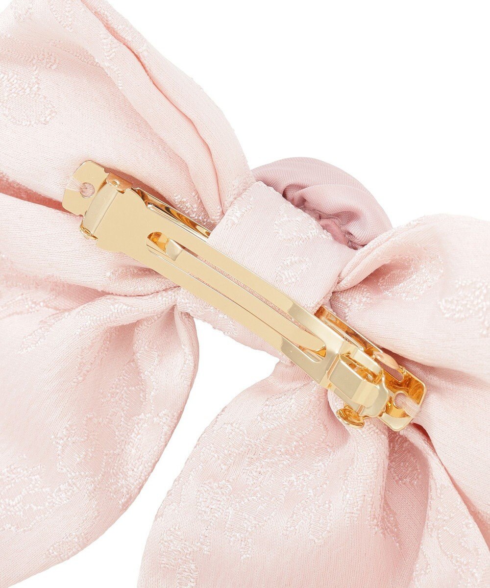 Maison de FLEUR ローズリボンジャカードバレッタ 