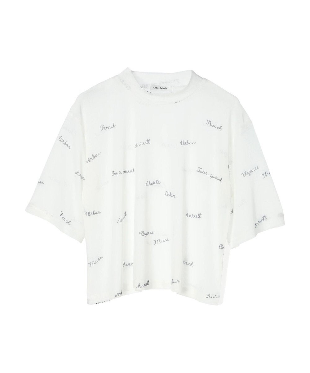 Green Parks ロゴ入りチュールトップス 