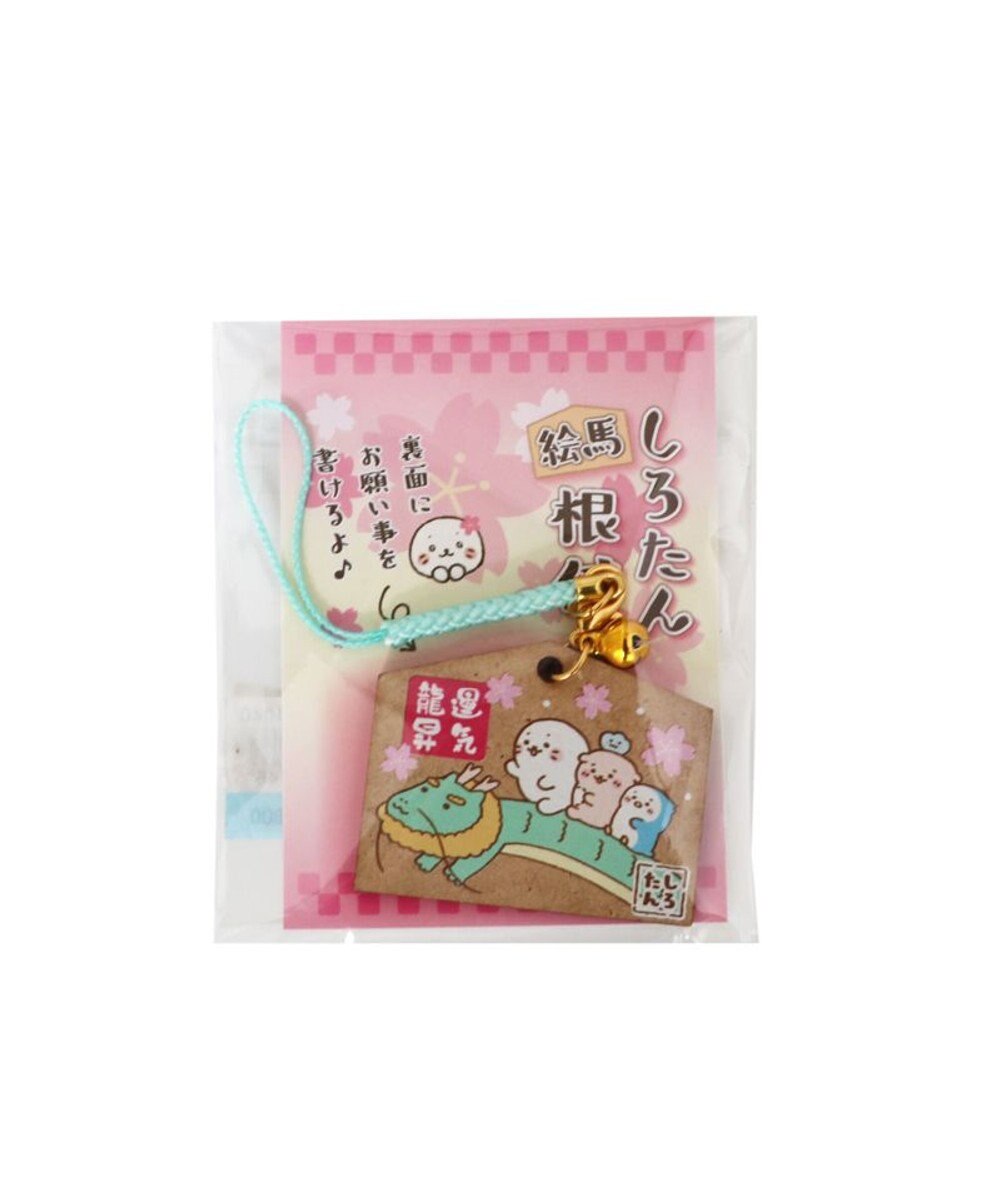 Mother garden しろたん 木製絵馬 根付け  《運気龍昇》 単品 