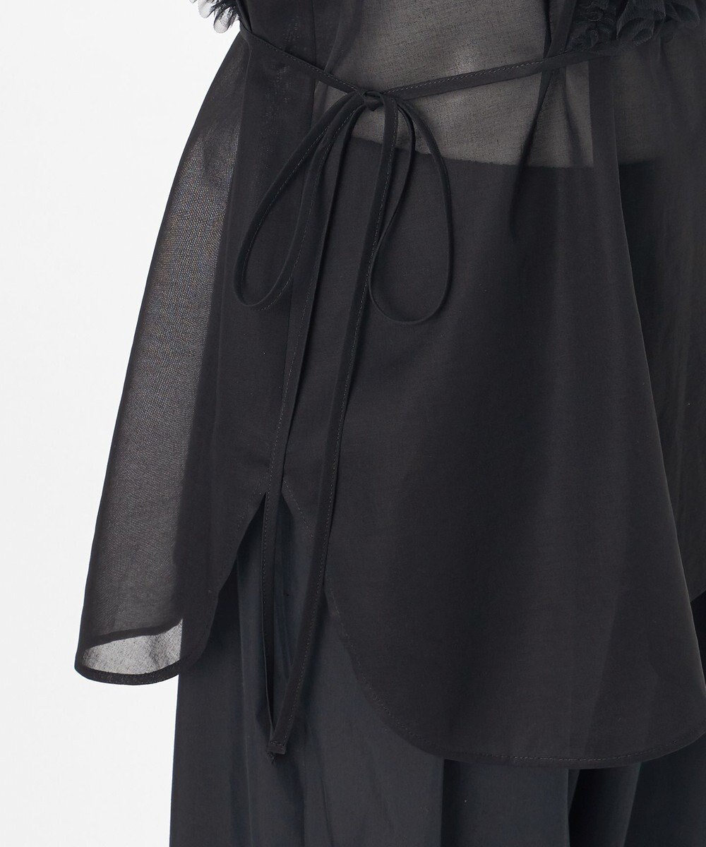 23区 【GOLD LABEL】コットンオーガンジー ジレコンビ ブラウス 