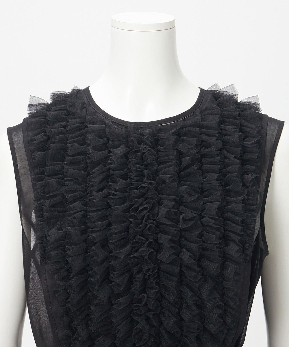 23区 【GOLD LABEL】コットンオーガンジー ジレコンビ ブラウス 