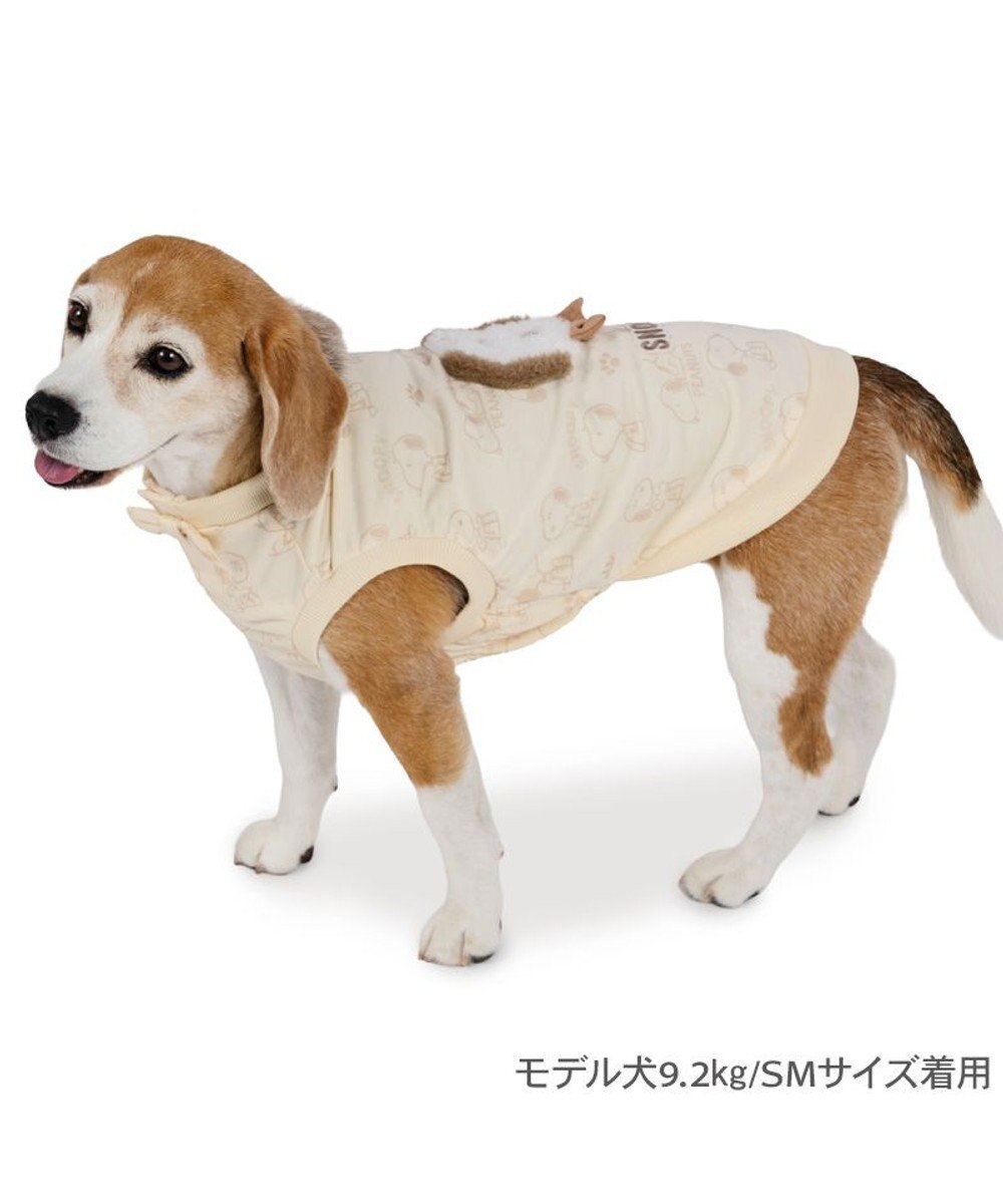 PET PARADISE スヌーピー 淡色トレーナー 《ベージュ》 中型犬 