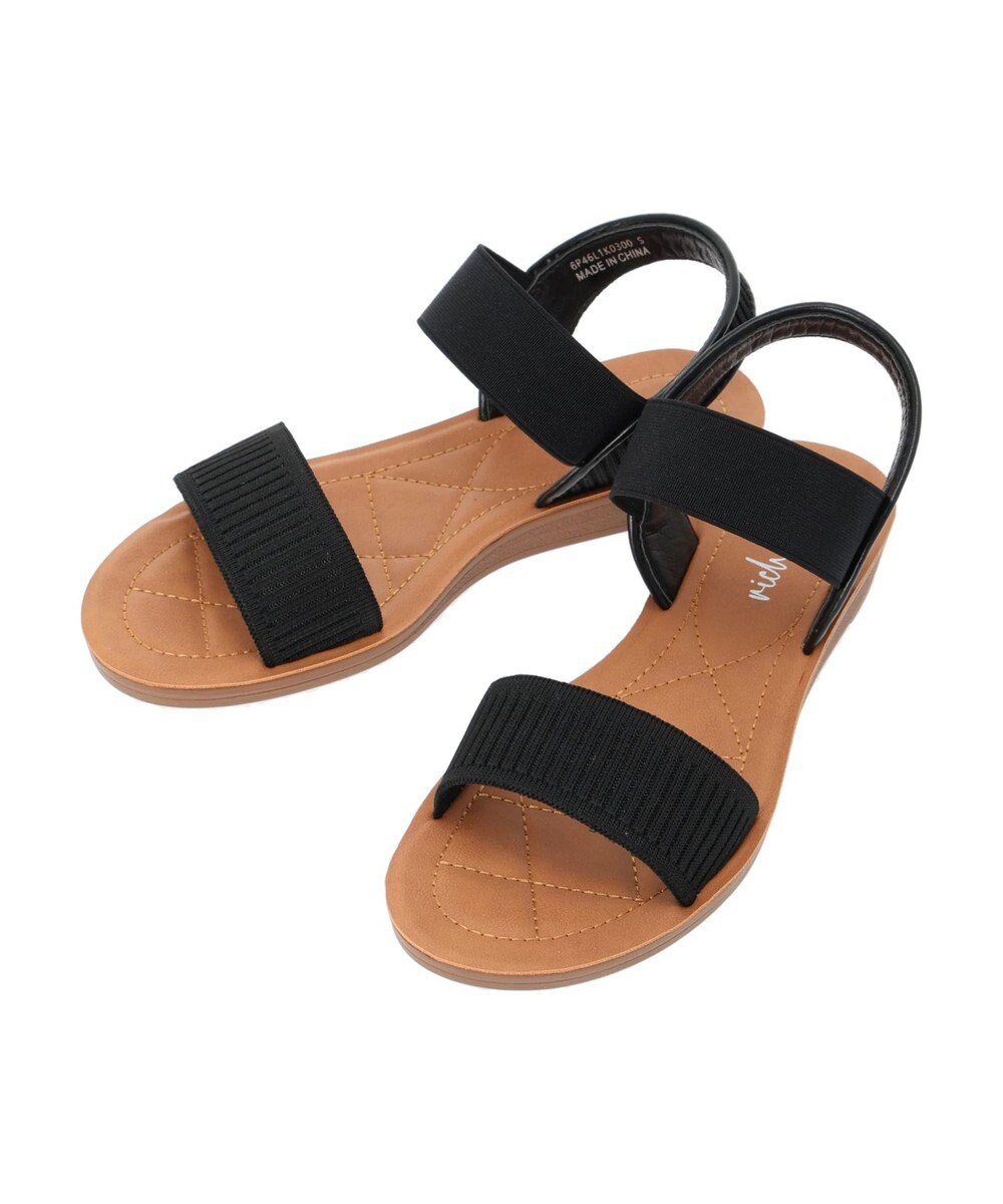 Green Parks ・ｒｉｃｈ　ｂｌｕｅ　フラットサンダル 