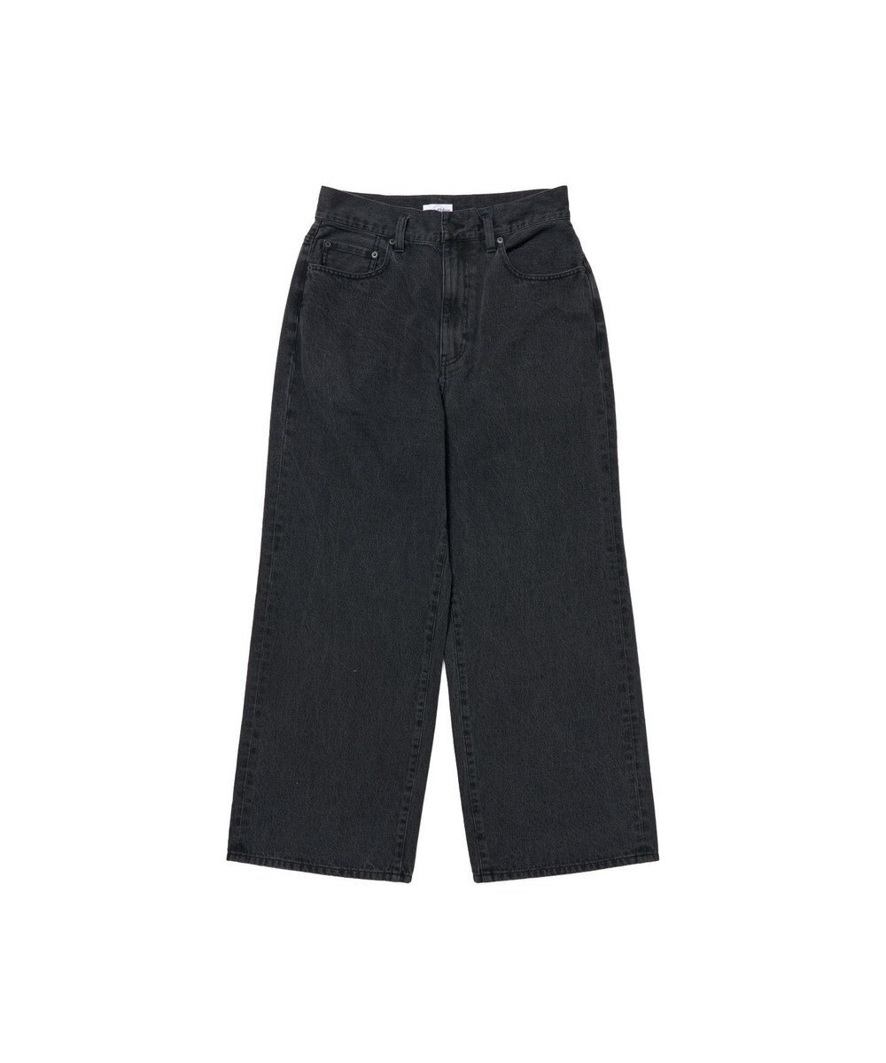 woadblue ＜坪田あさみさんコラボ＞DADA  ダダ  /  BLACK ワイドデニムパンツ 
