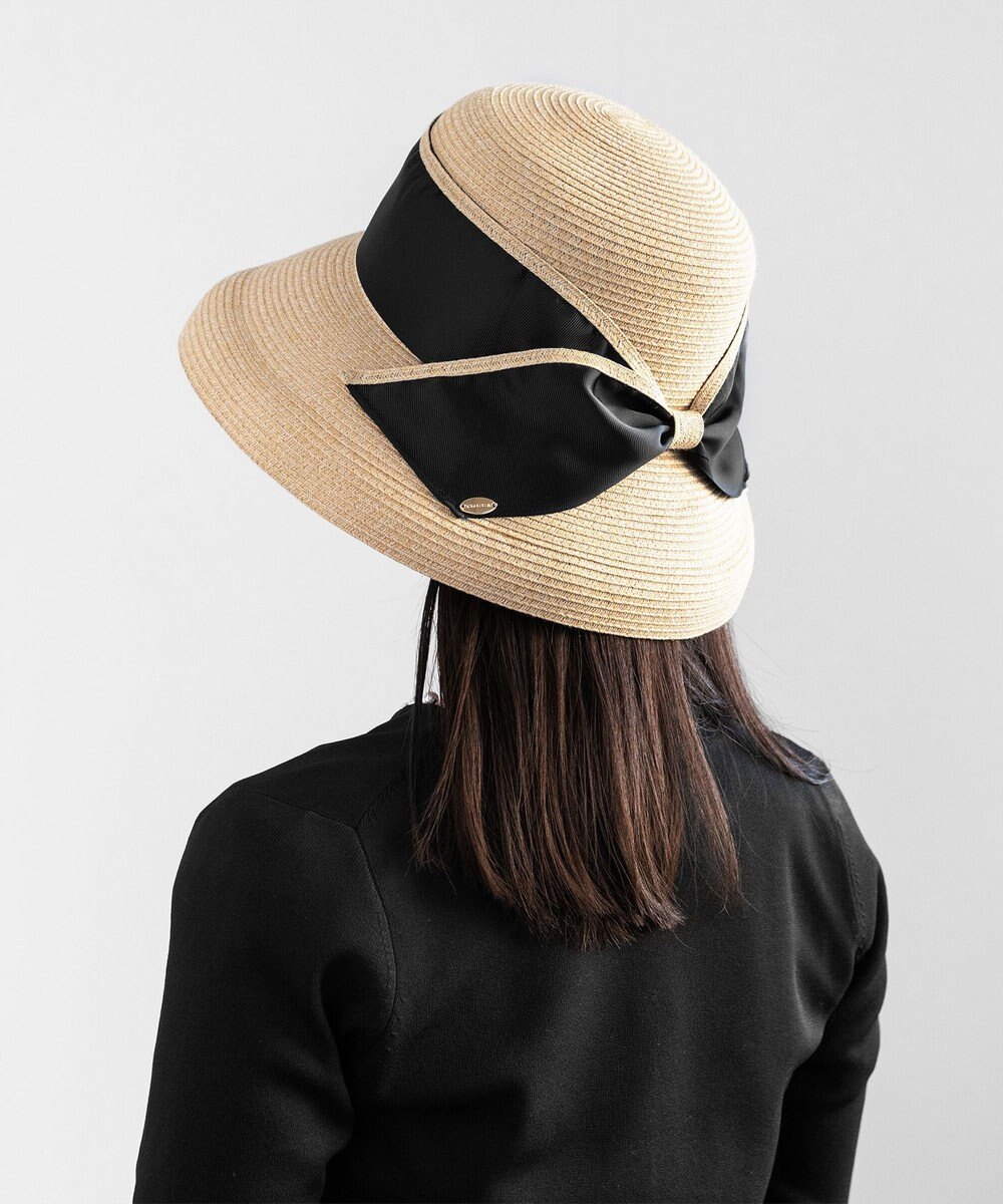 TOCCA 【UVカット90%・吸水速乾・抗菌防臭・洗える・サイズ調整可】SIDE RIBBON HAT 帽子 