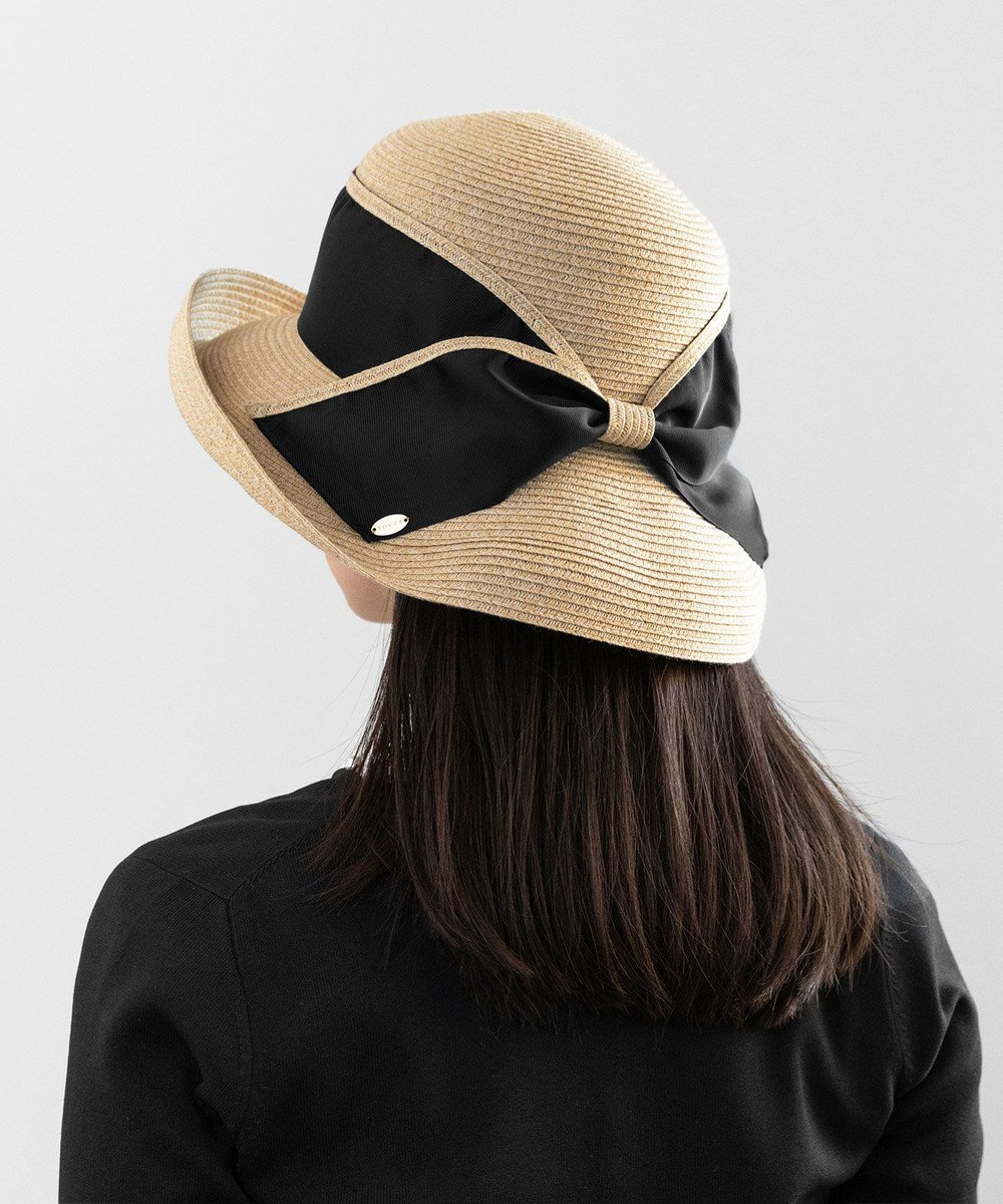 【タグ付き】日本製 シルク83% レディース つば広 帽子