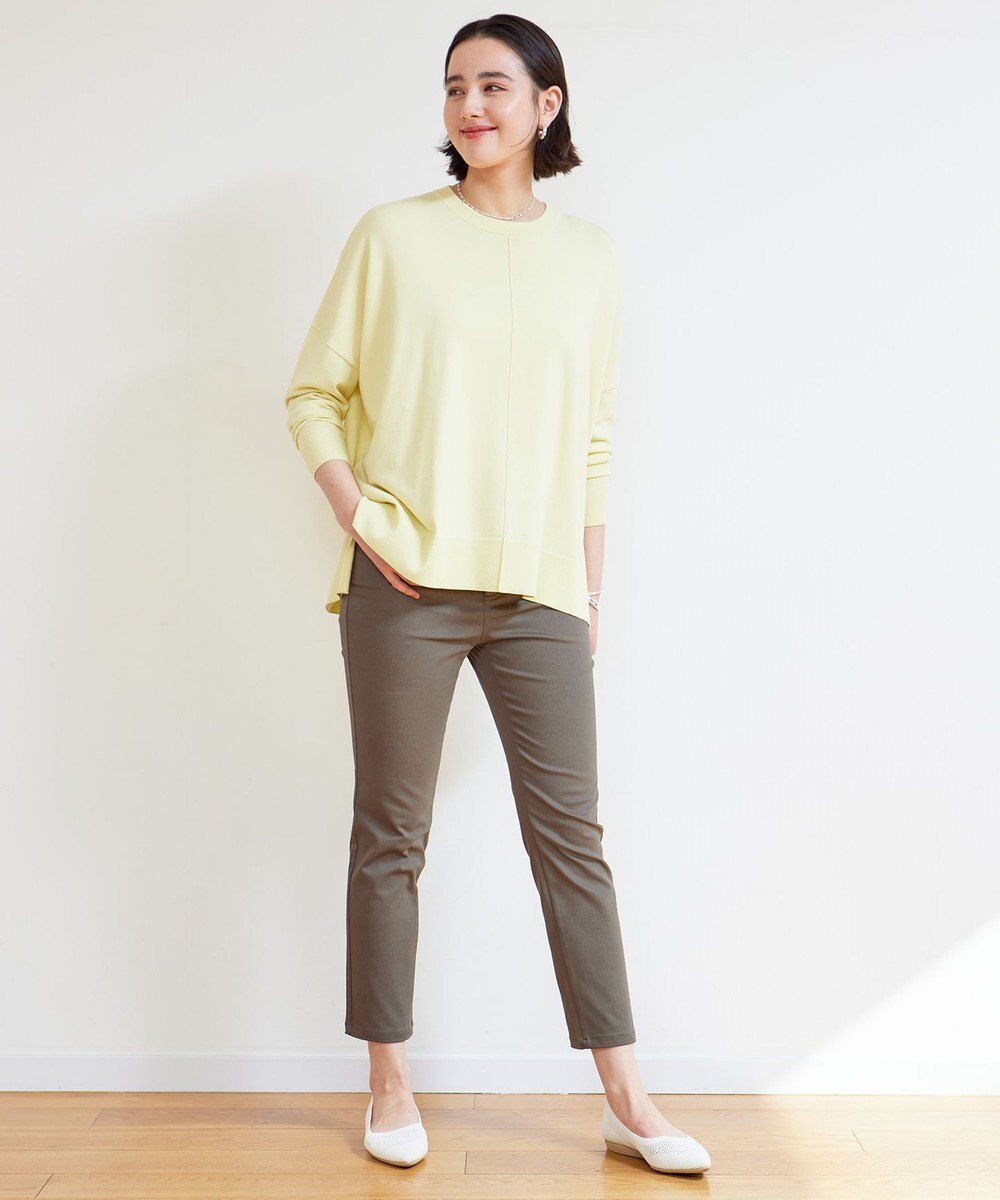 UNFILO 【洗える】撥水ハイストレッチパンツ 