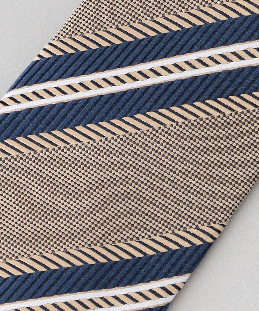 GOTAIRIKU GOTAIRIKU別注【日本製】シルク ネクタイ_レジメンタル 