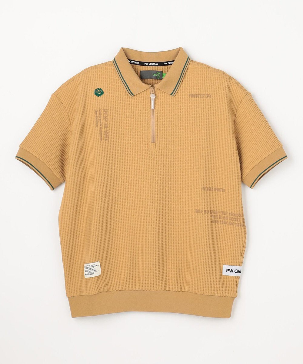 PW CIRCULUS 【WOMEN】ワッフルハーフジップポロ 2026年モデル ゴルフウェア レディース 