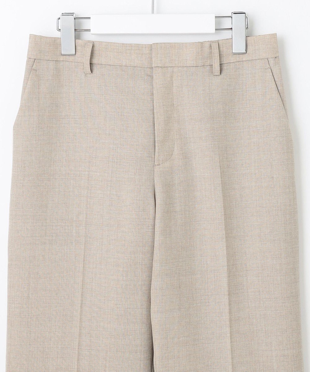 自由区 【セットアップ可】ライトウールトロピカル ストレートパンツ 