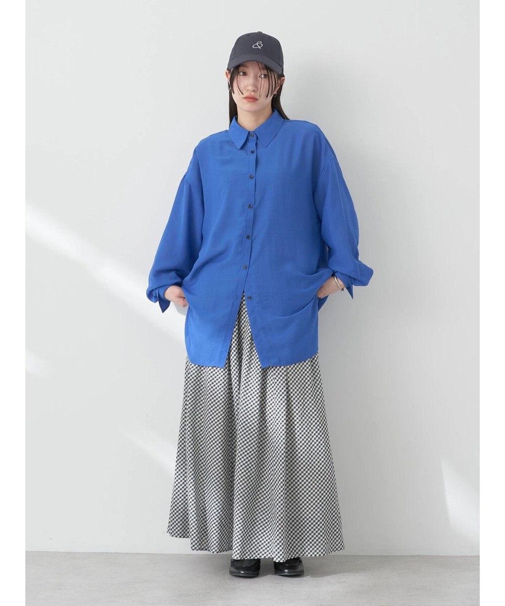 earth music&ecology シアーボーイズライクシャツ 