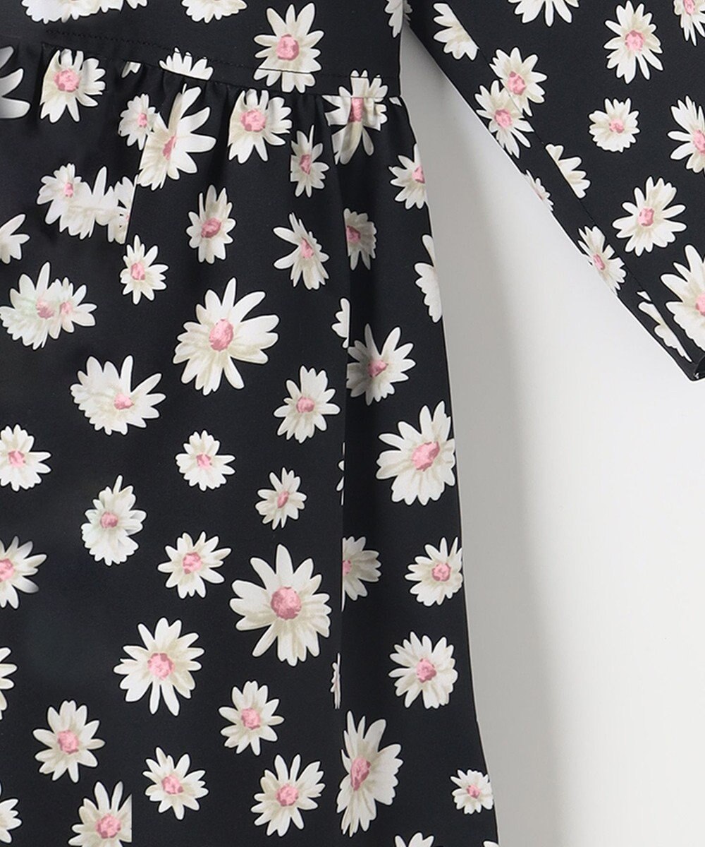 組曲 L 【組曲×setsuko sagittaire】ハイカウントストレッチプリントワンピース 