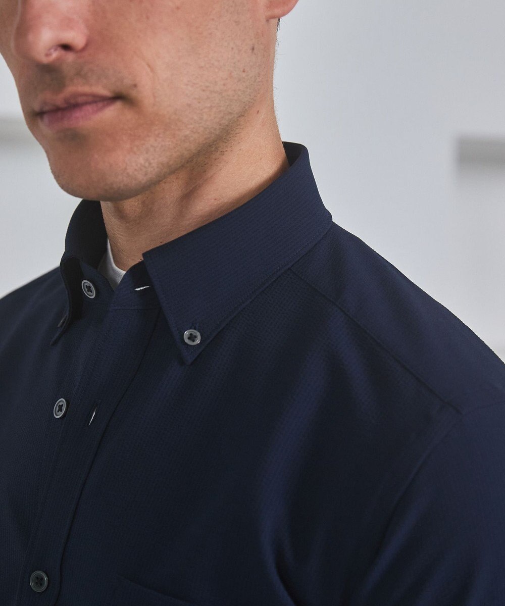 GOTAIRIKU とにかく涼しい/酷暑対応【シワになりにくい/吸水速乾】クールマックスサッカーシャツ 