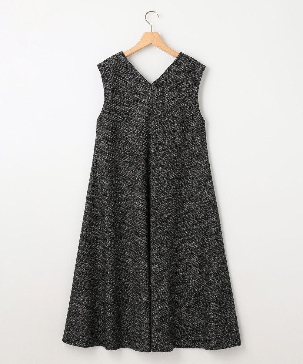 組曲 ファンシーツイード Vネックジャンスカ 