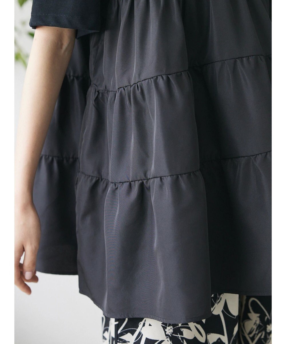 CRAFT STANDARD BOUTIQUE 異素材ティアードカットチュニック 