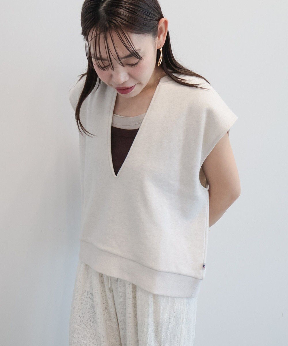 AMERICAN HOLIC 【RUSSELL】裏毛Vネックベスト 