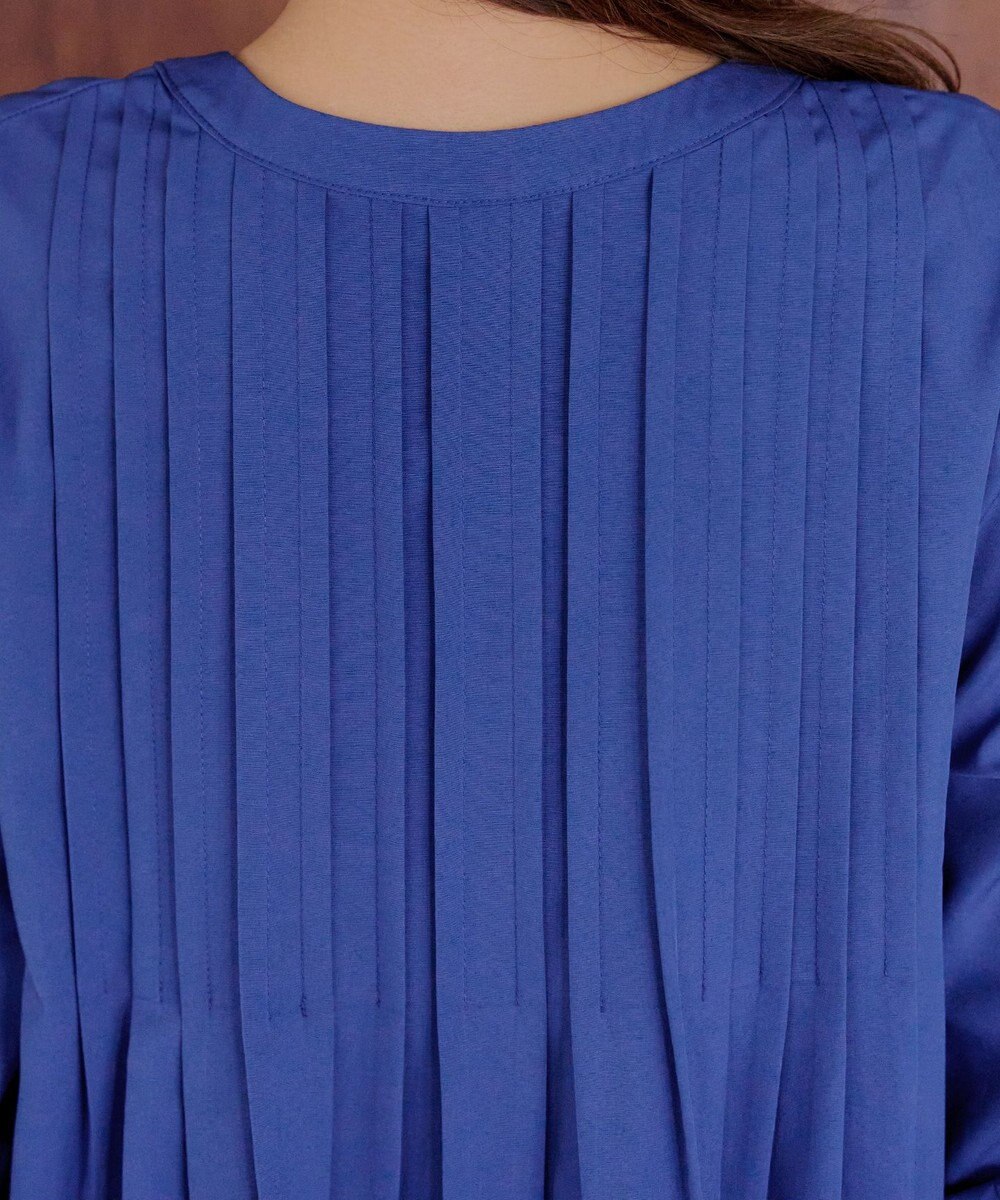 Tiaclasse 【洗える】ランダムタックチュニックワンピ―ス 