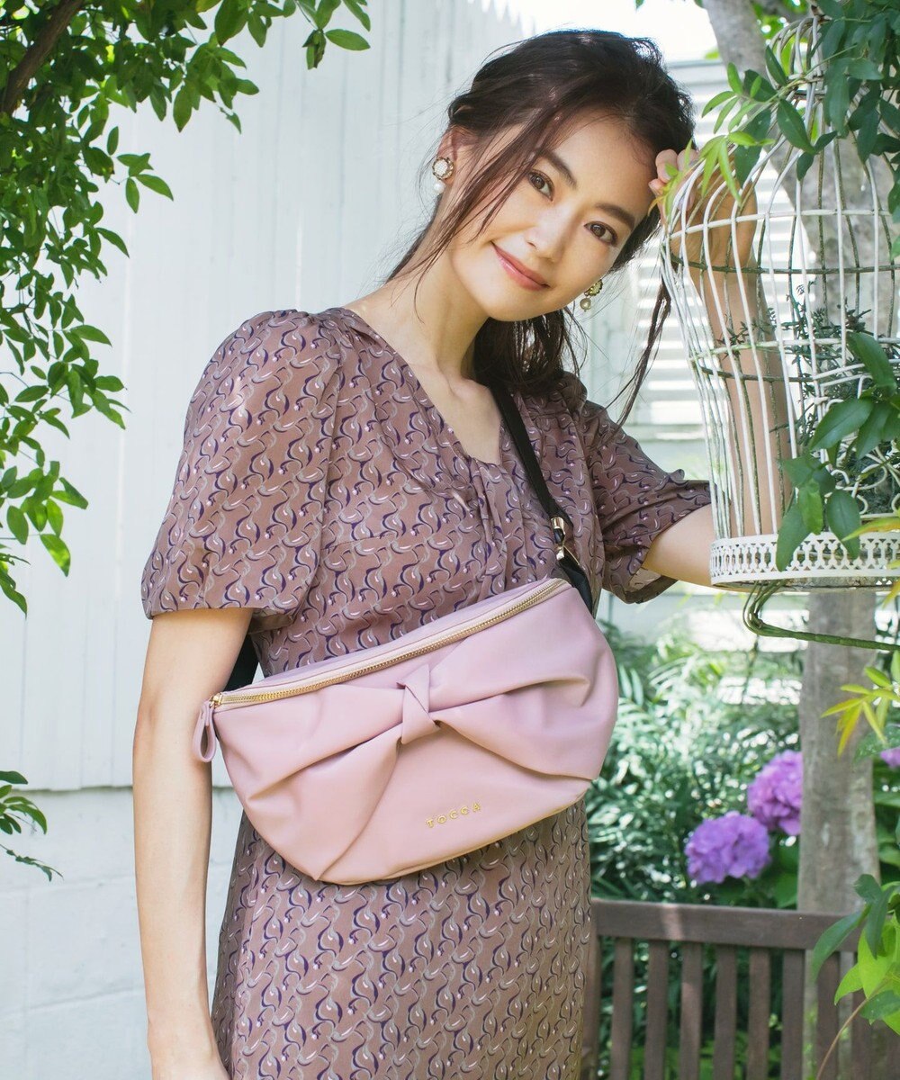 TOCCA RIBBON KNOT BODY BAG ボディバッグ 