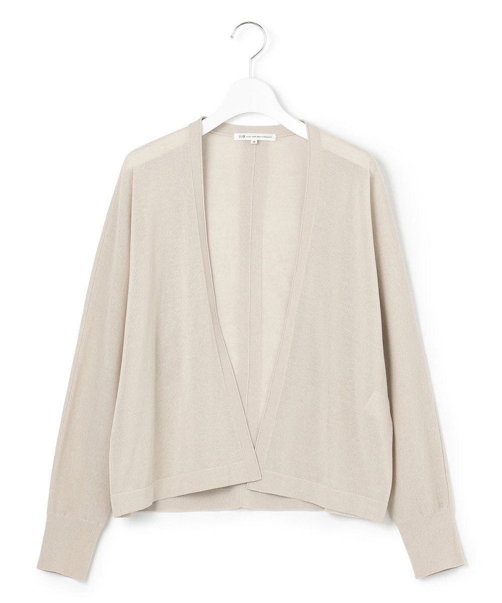 23区 S 【洗える】シアー カーディガン 