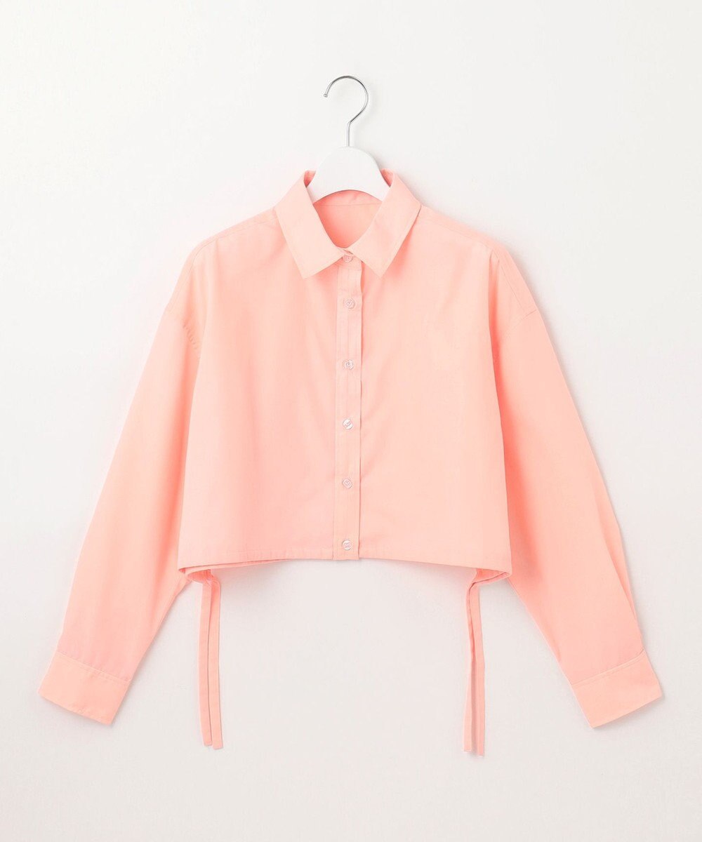 Feroux 【洗える】ショート丈ドロスト シャツ 