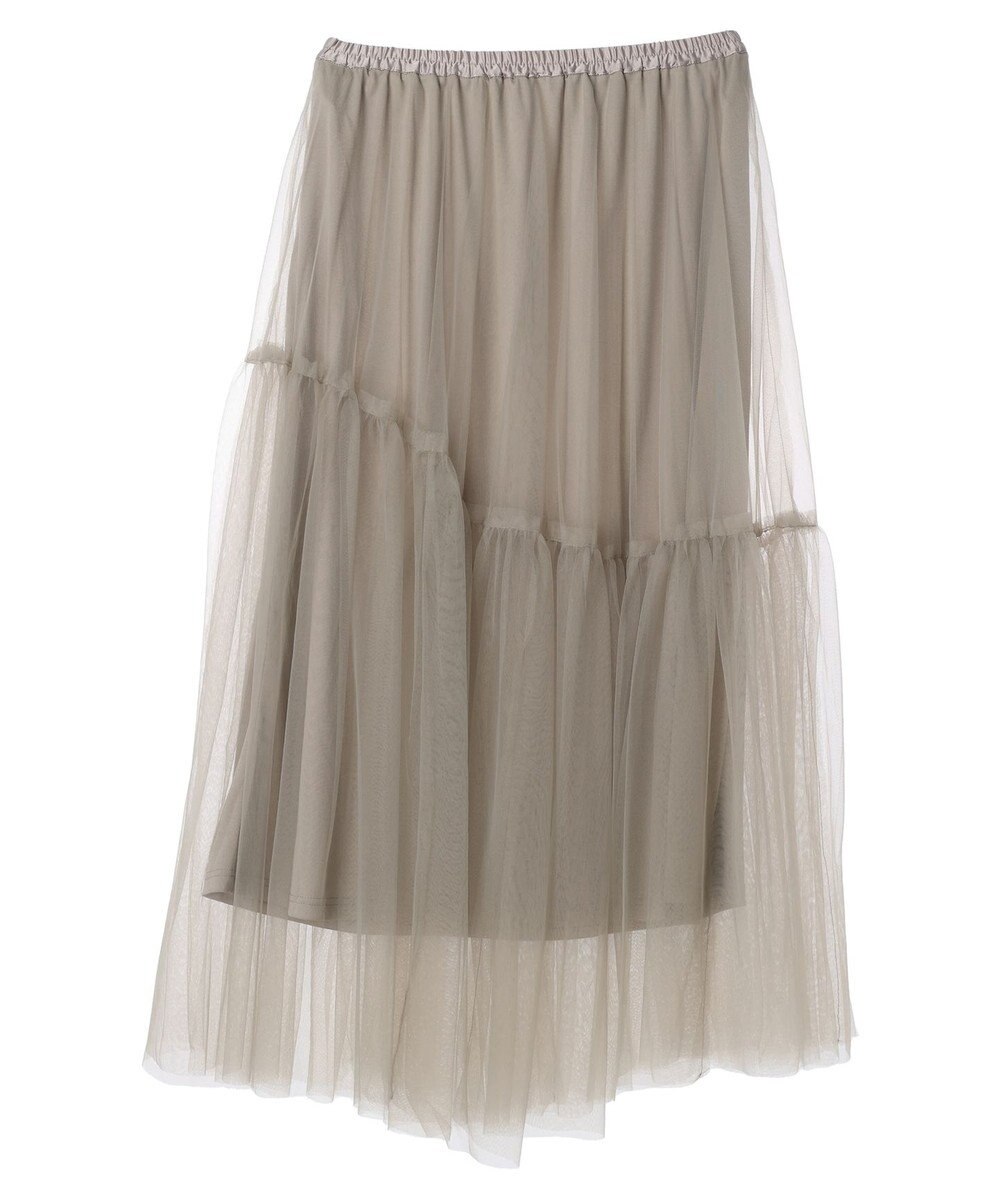 Green Parks ・ＥＬＥＮＣＡＲＥ　ＤＵＥ　チュールティアードスカート 