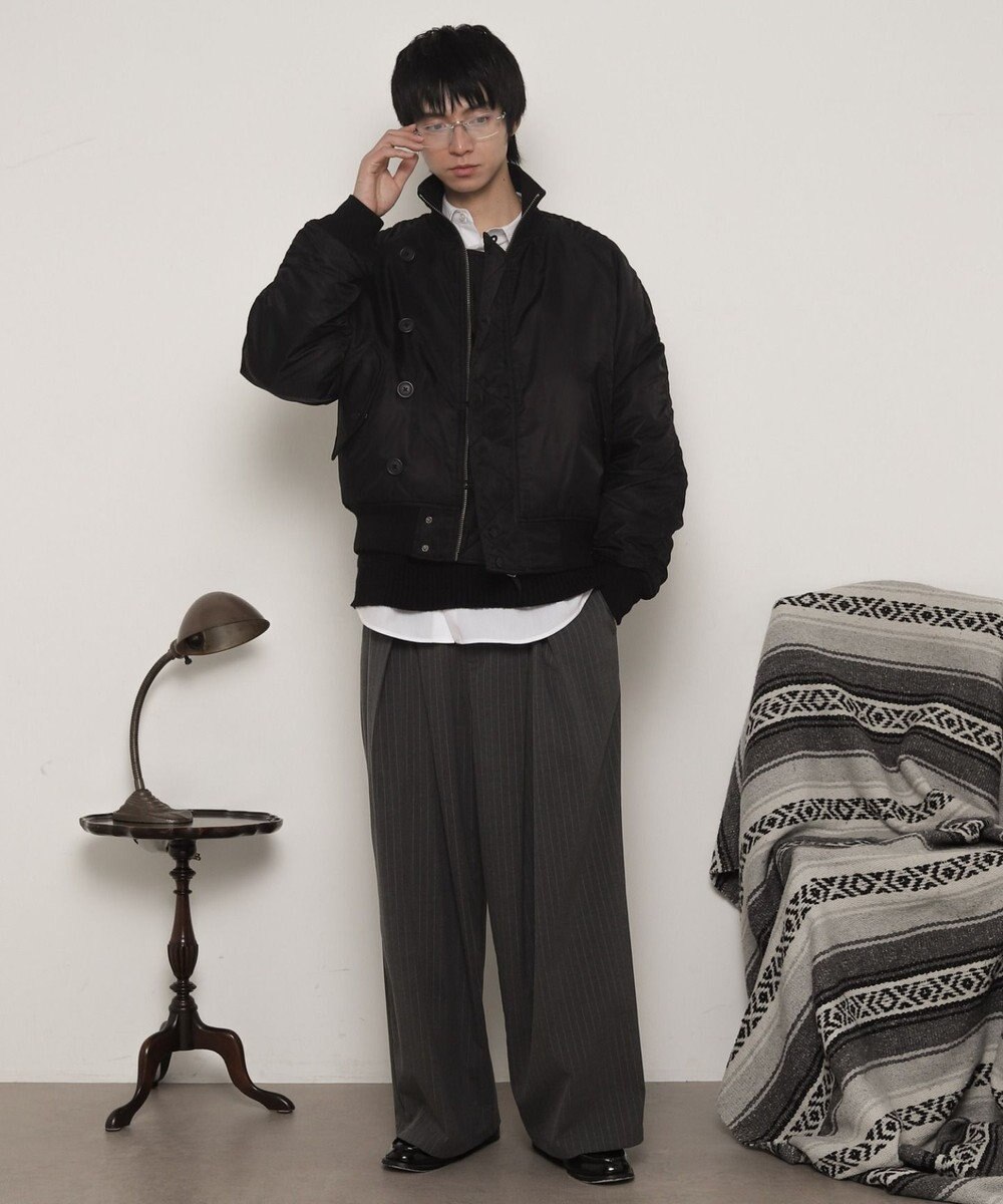 WEGO ナイロンスタンドブルゾン 