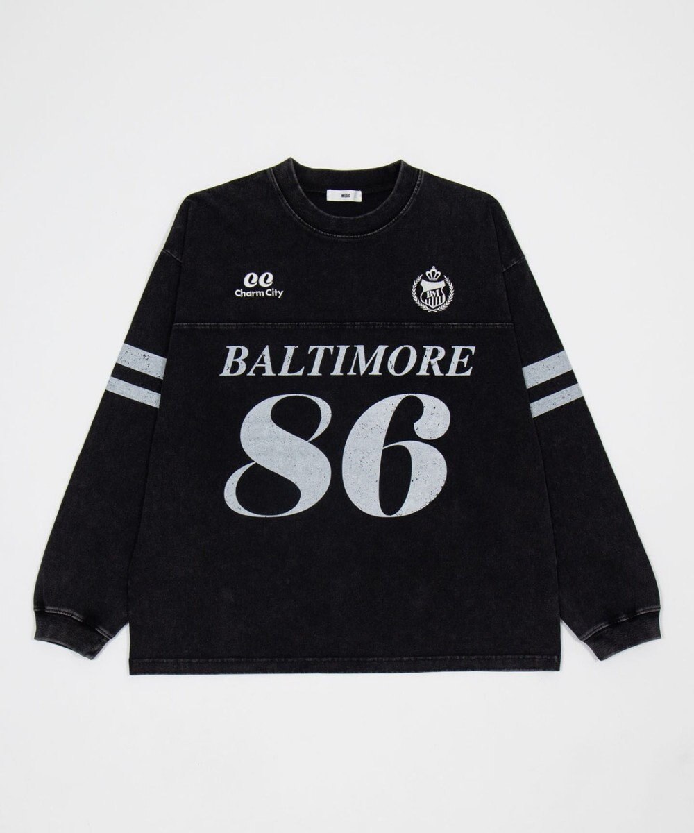 WEGO 【ユニセックス着用ITEM】ナンバリングT（長袖） 