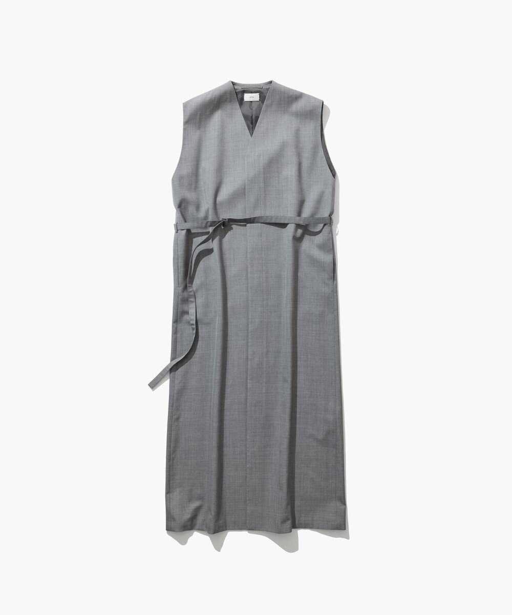 ATON WOOL SILK TWILL | ジレドレス 