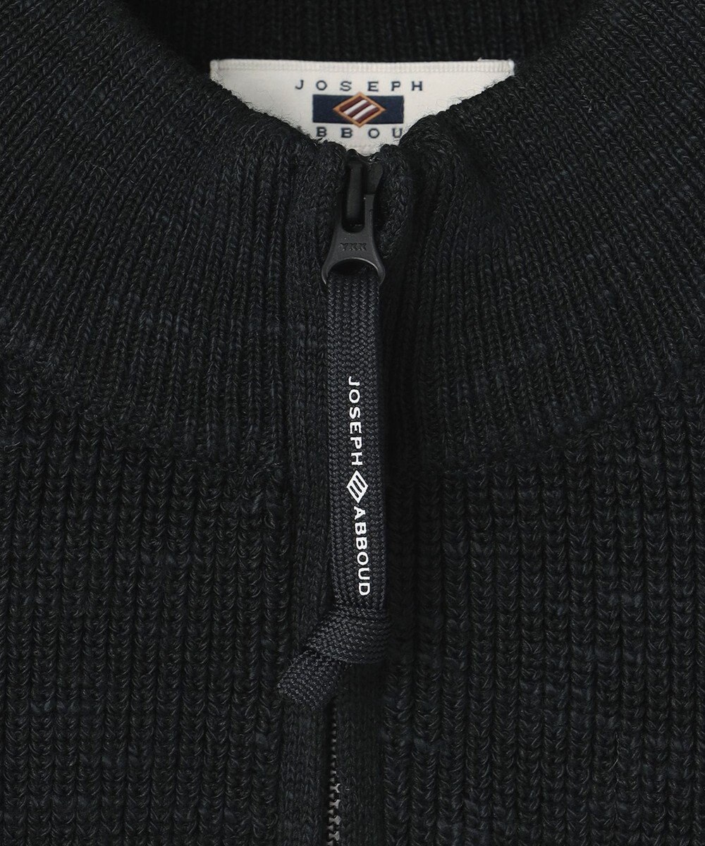 JOSEPH ABBOUD MOUNTAIN 【UNISEX】日本素材 ハーフZIPウールニット 