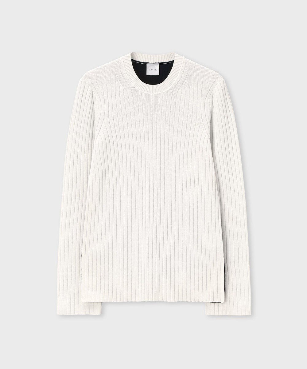 Paul Smith バイカラー スリット ニット 
