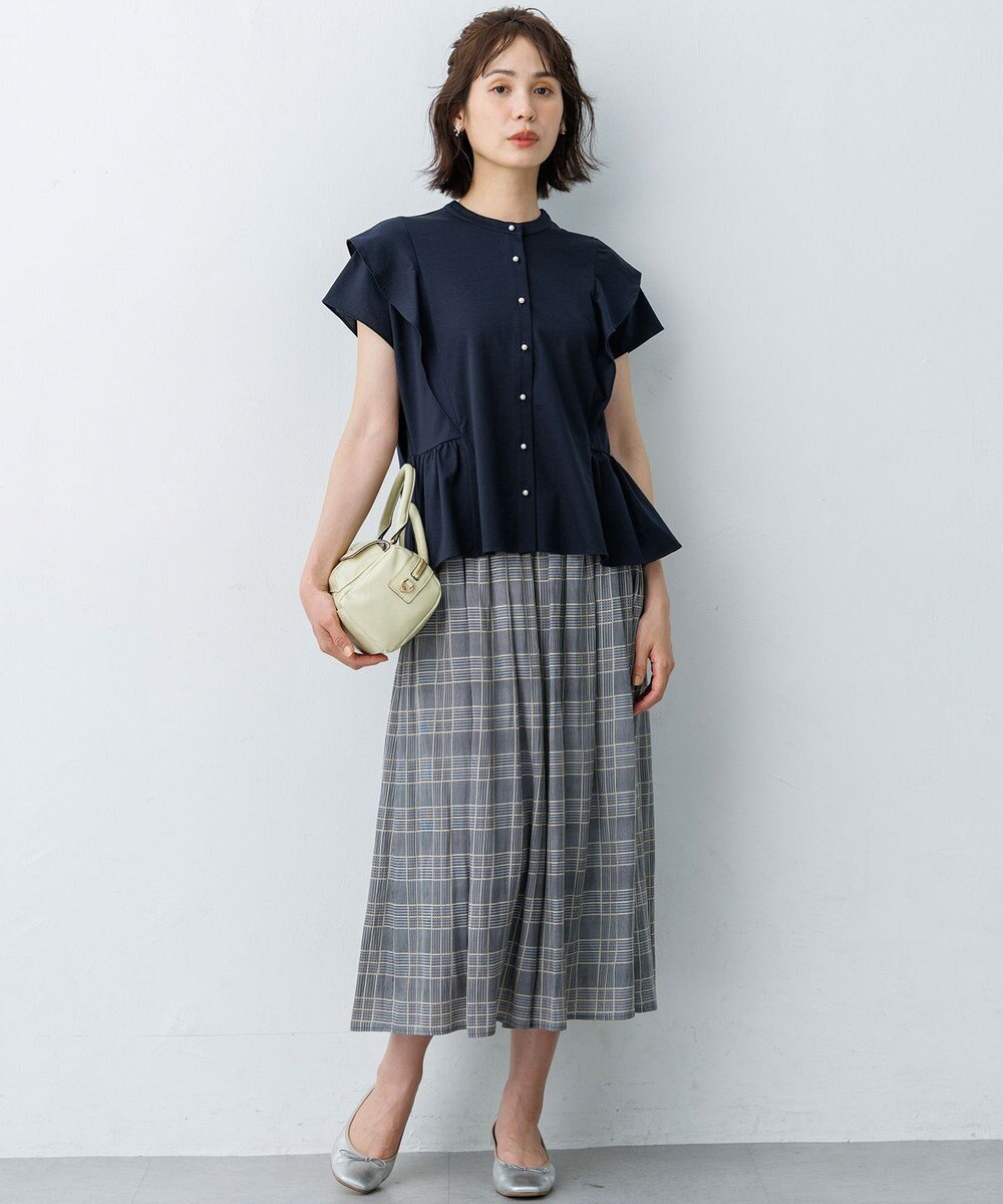 組曲 S 【ご好評につき新色追加】ギャザーライトデシン パンツ 