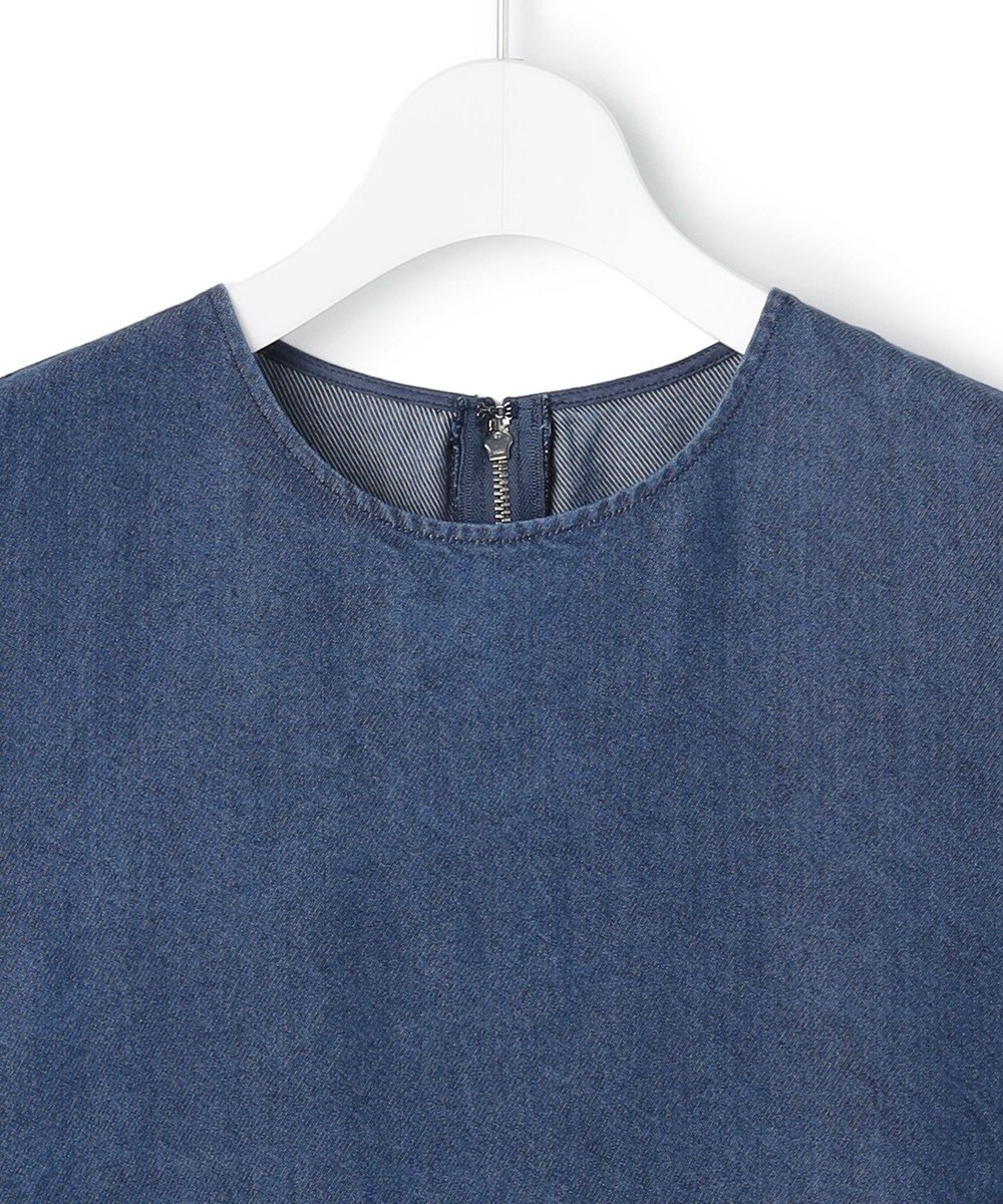 ICB L ナチュラルソフトデニム ノースリーブワンピース 