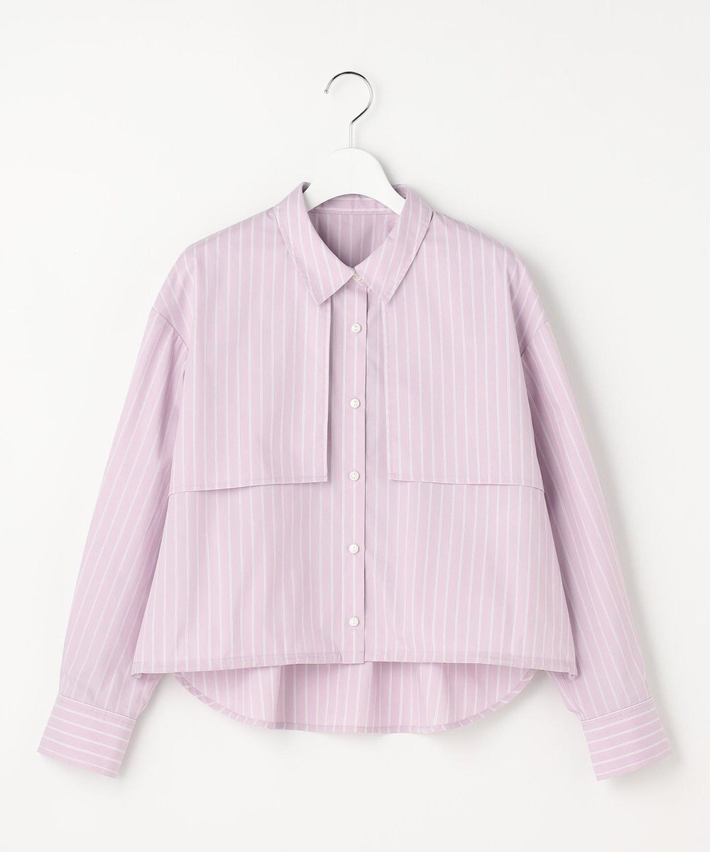 ANY SIS クロップドヨークハオリ シャツ 