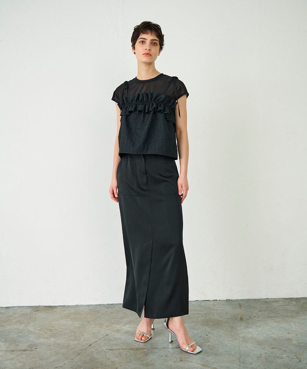 GRACE CONTINENTAL ビスチェチュールトップ 