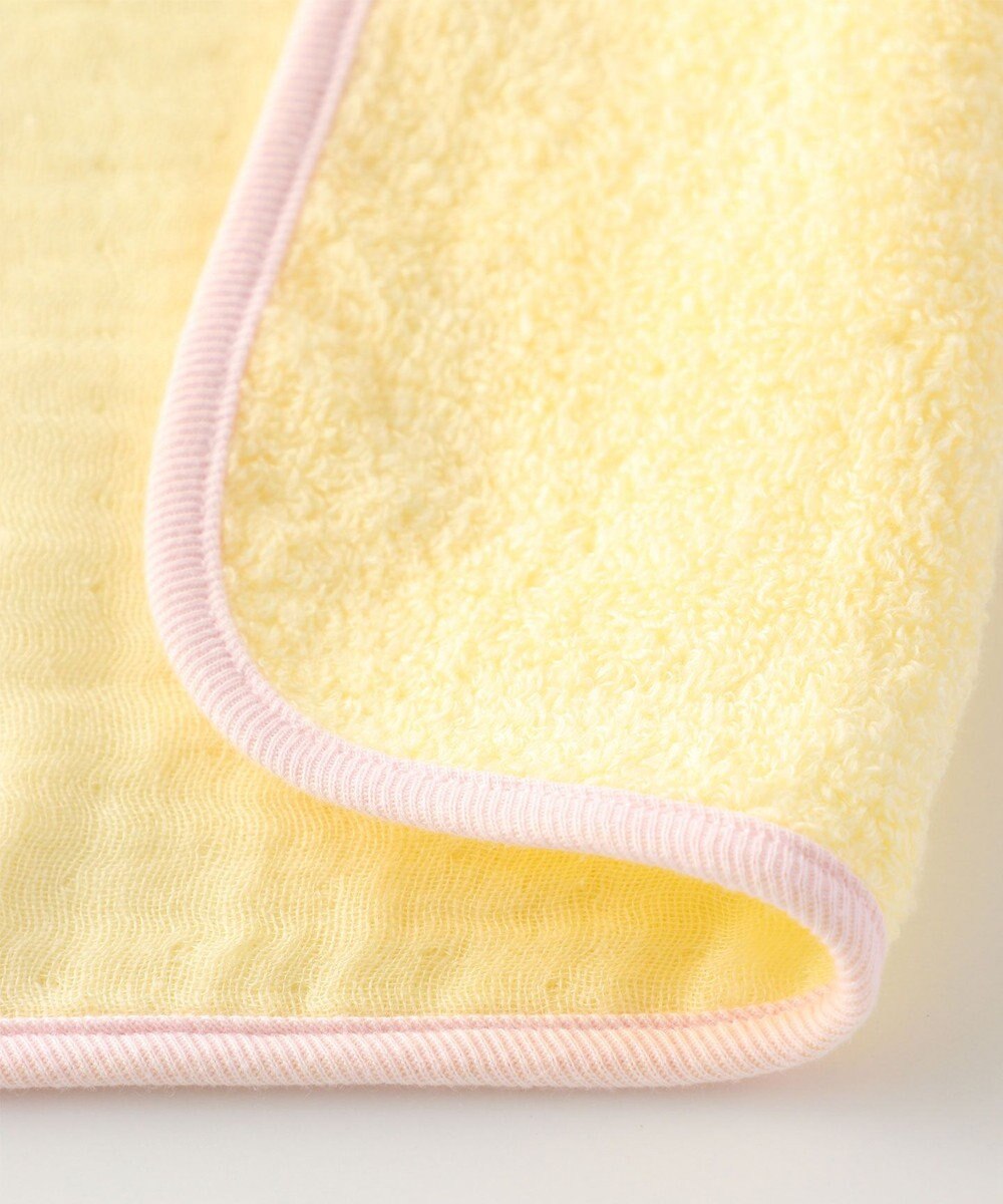 UCHINO マシュマロガーゼ&パイル　フード付バスタオル 