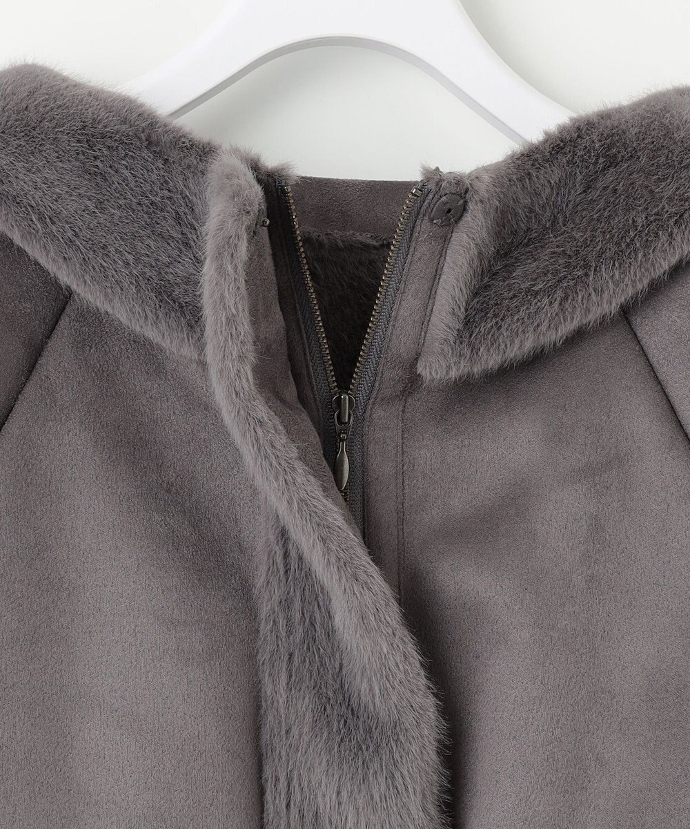 ANY SIS 【大人百花・美人百花掲載】Luxuryフェイクムートン コート 