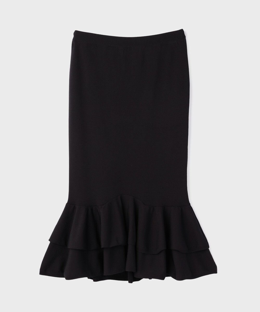 GRACE CONTINENTAL ティアードニットスカート 