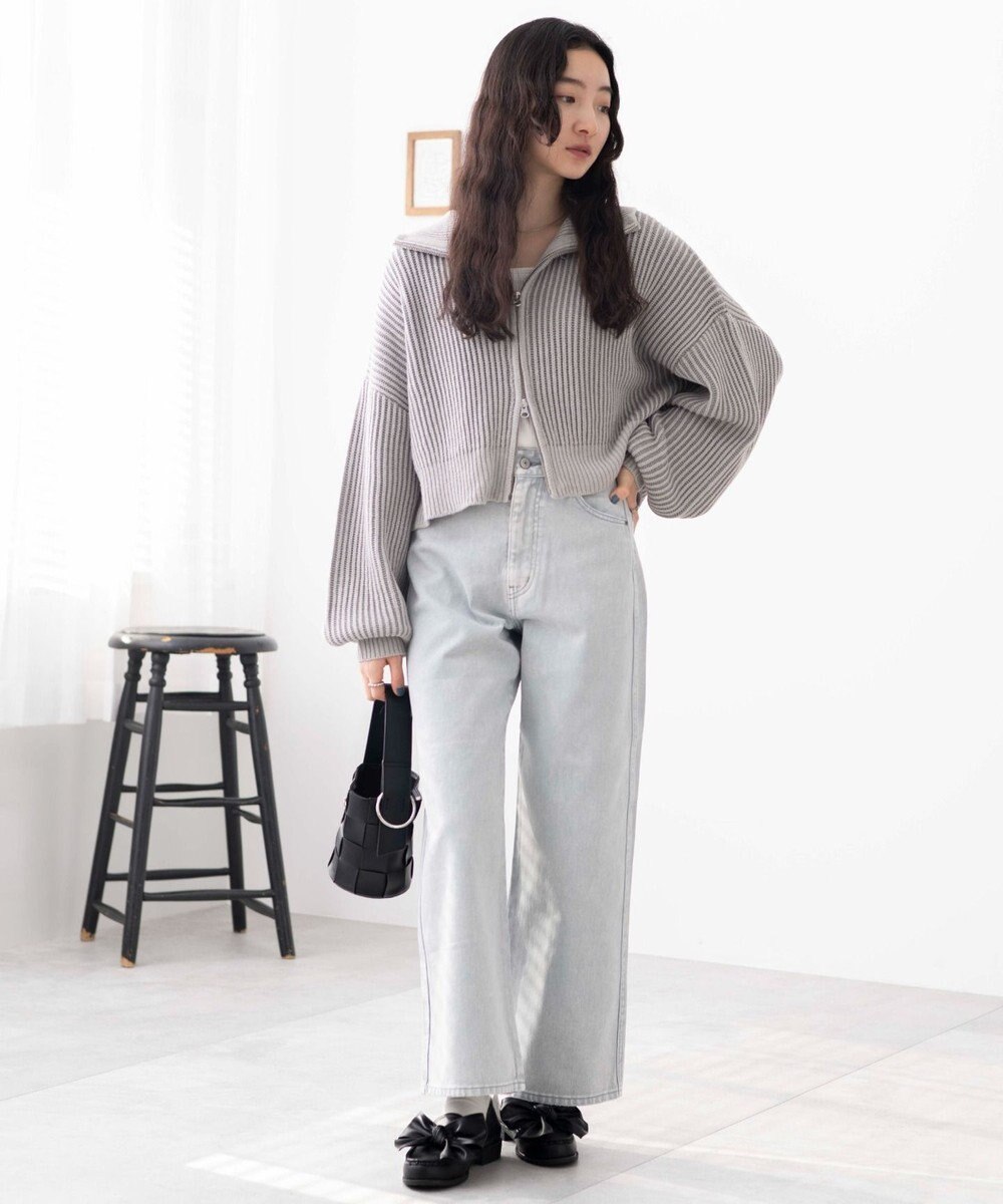 WEGO ウォッシュドカラーストレートパンツ 