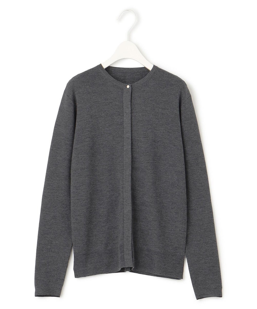 ICB 【洗える】エクストラファインメリノ カーディガン 