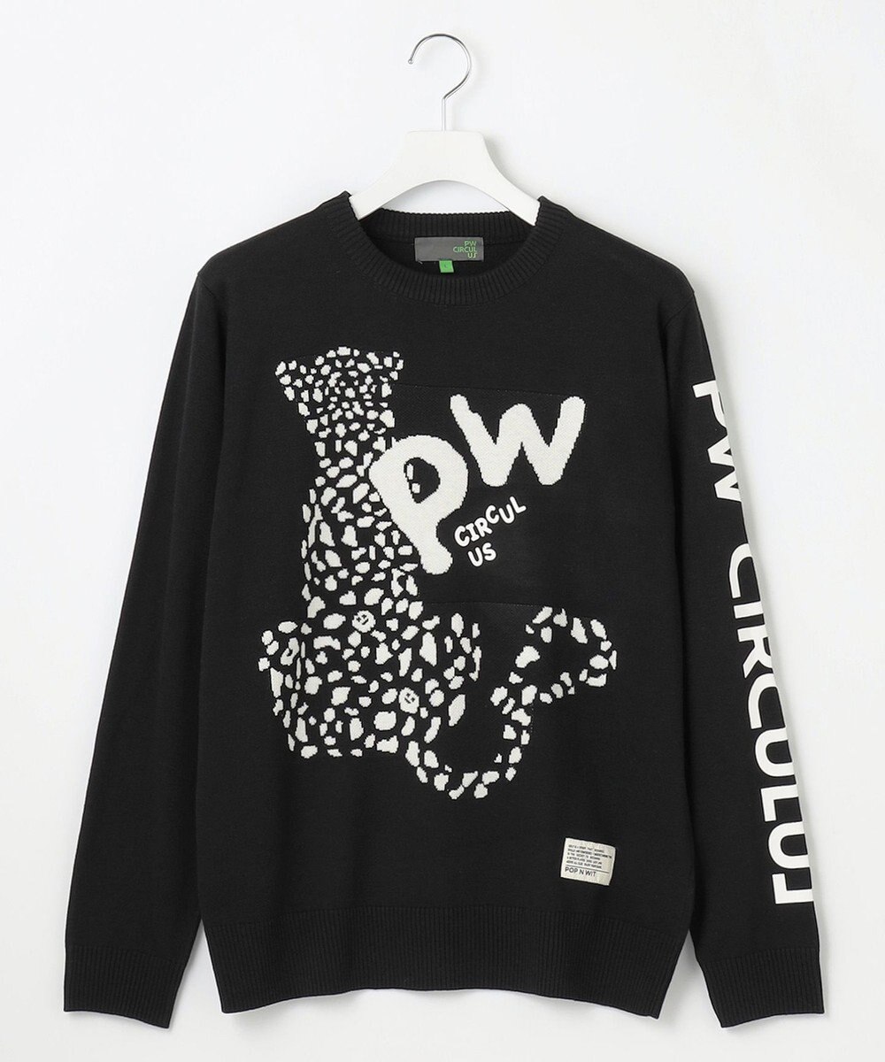 PW CIRCULUS 【MEN】LEOPARD ジャガードニット 
