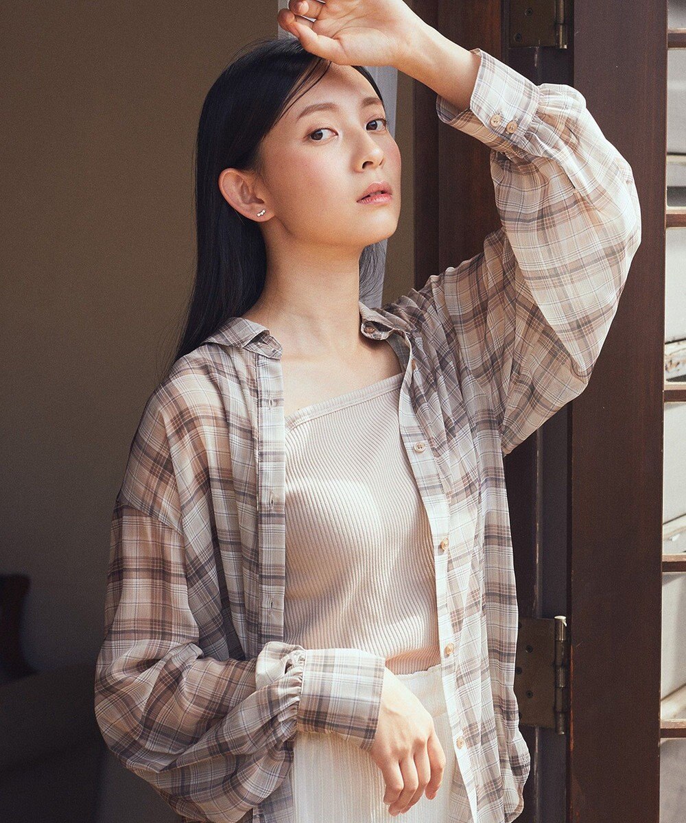 earth music&ecology ワイドストラップキャミソール 