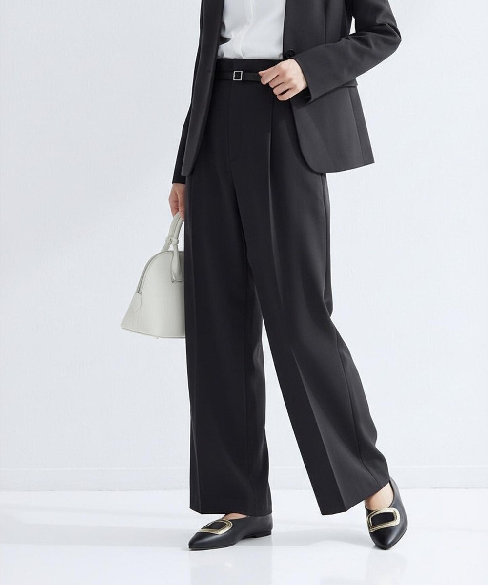 nouvelleRobe Oū 【本革・高反発】Buckle Ornament ポインテッドトゥ パンプス 