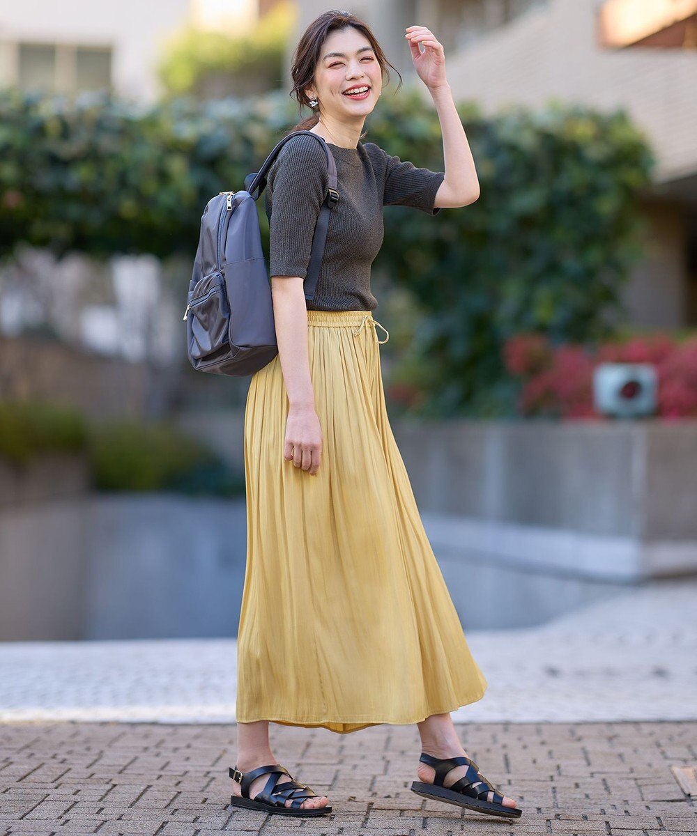 ANY L 【ウエストゴム】リラックススカーチョ 